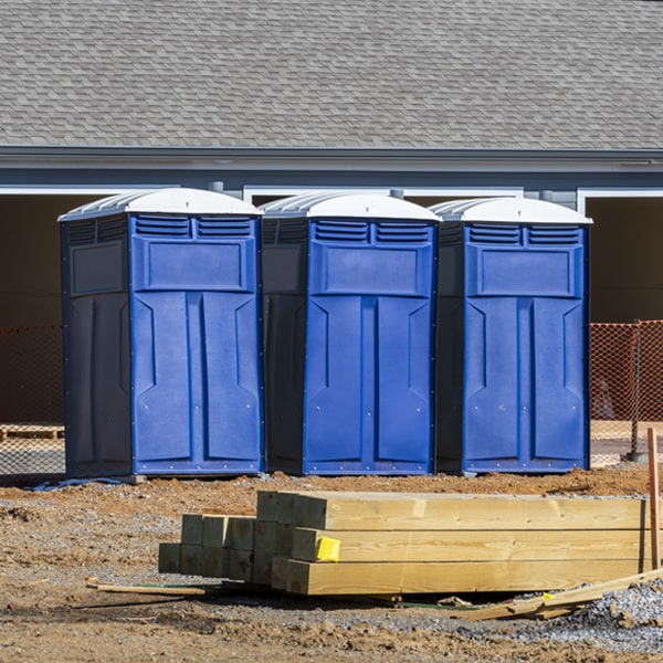 do you offer hand sanitizer dispensers inside the portable restrooms in Rock Valley Iowa